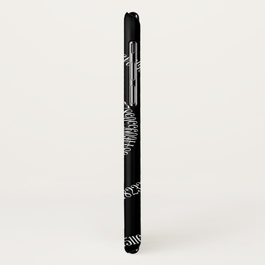 Spiral voor pi-cijfers op zwart Case-Mate iPhone case (Achterkant/links)