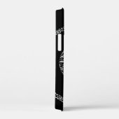 Spiral voor Pi op Elegant Black Case-Mate iPhone Case (Achterkant / Rechts)