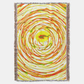 Spiral Wave Bloom – Premium Throw Blanket Deken (Voorkant Verticaal)