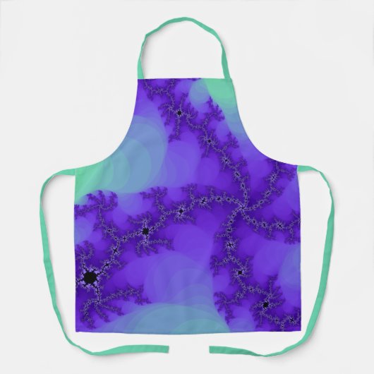 Spiral Waves Fractal Apron Schort (Voorkant)