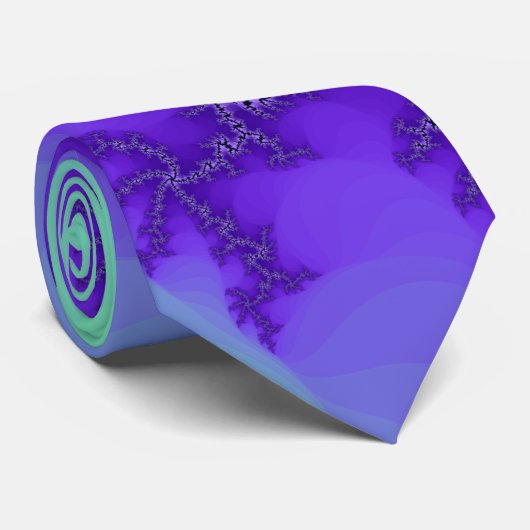 Spiral Waves Fractal Stropdas (Opgerold)