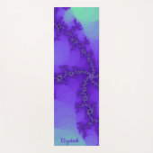 Spiral Waves Fractal Yoga Mat (Voorkant)