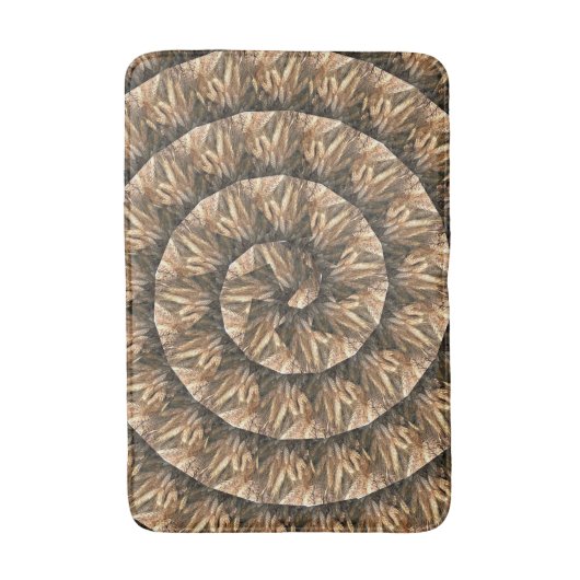 Spiral Wheat Pattern Badmat (Voorkant Verticaal)