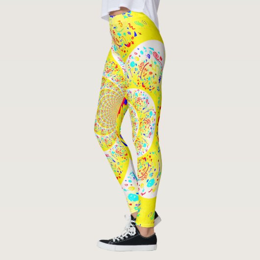 Spiral Yellow Leggings (Links)