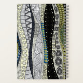 Spiral Zen Waves Notebook Notitieboek (Achterkant)