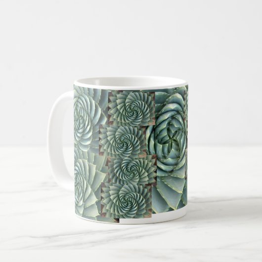 Spirale Aloe Succulent Mok (Voorkant links)