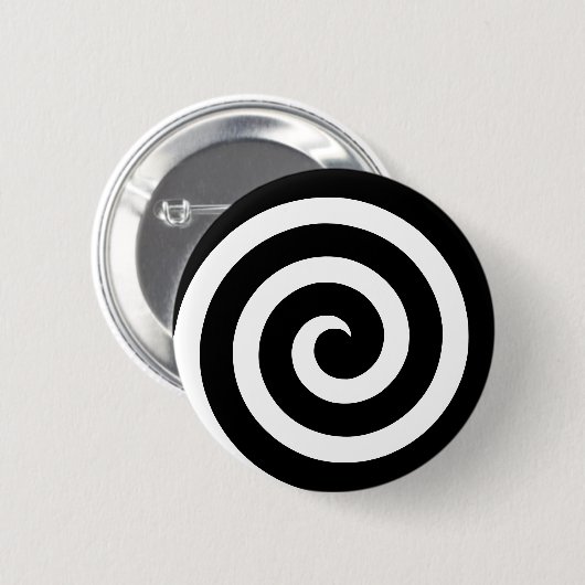 Spirale Button voor Hypnosis en Hypnotisten (Voorkant /achterkant)