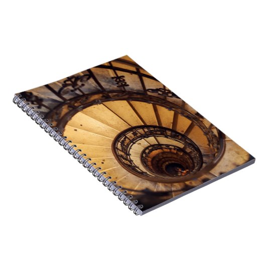 Spirale cirkeltrap trappen oude bouwtrap notitieboek (Rechterzijde)