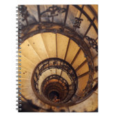 Spirale cirkeltrap trappen oude bouwtrap notitieboek (Voorkant)