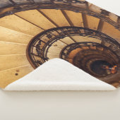 Spirale cirkeltrap trappen oude bouwtrap sherpa deken (3/4)