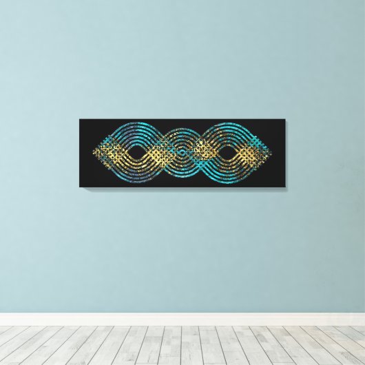 SPIRALE DESIGN CANVAS AFDRUK (Insitu (Houten vloer))