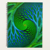 Spirale fractale boom van het leven planner (Voorkant)