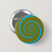 Spirale fractale kunst ronde button 5,7 cm (Voorkant /achterkant)
