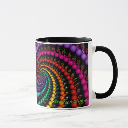 Spirale fractale regenboogMok Mok (Rechts)