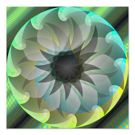 Spirale haai door Kenneth Yoncich Foto Afdruk (Voorkant)
