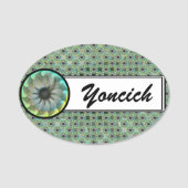 Spirale haai door Kenneth Yoncich Naamplaatje (Voorkant)