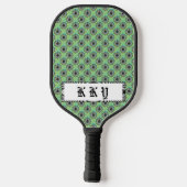 Spirale haai door Kenneth Yoncich Pickleball Paddle (Achterkant)