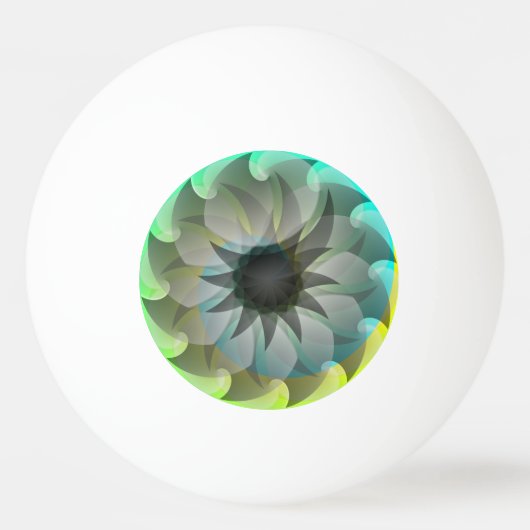 Spirale haai door Kenneth Yoncich Pingpongbal (Voorkant)