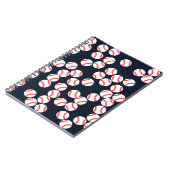 Spirale honkballaptop notitieboek (Linkerzijde)