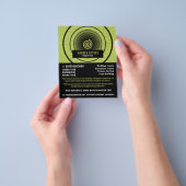 Spirale hypnose, Hypnotist Event Entertainer Flyer (Hand)