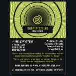 Spirale hypnose, Hypnotist Event Entertainer Flyer<br><div class="desc">Spirale hypnose,  Hypnotist Event Entertainer Adverteren brochures door de Visitekaartje.</div>