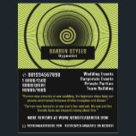 Spirale hypnose, Hypnotist Event Entertainer Flyer<br><div class="desc">Spirale hypnose,  Hypnotist Event Entertainer Adverteren brochures door de Visitekaartje.</div>