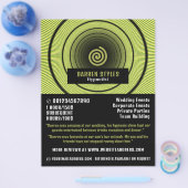 Spirale hypnose, Hypnotist Event Entertainer Flyer (Enkel)