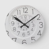 Spirale klokklep Stand wandklok medium (Voorkant)