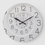 Spirale klokval val wandklok groot (Voorkant)