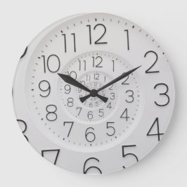 Spirale klokval val wandklok groot