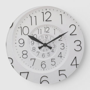 Spirale klokval val wandklok groot