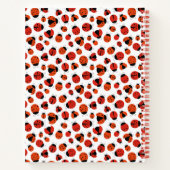  spirale laptop met Ladybugs-patroon Notitieboek (Achterkant)
