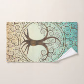 Spirale levensboom - Yggdrasil Bad Handdoek (Handdoek)