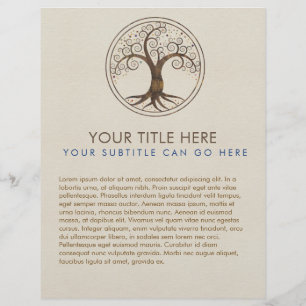 Spirale levensboom - Yggdrasil Flyer