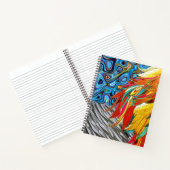 Spirale Notitieboek Abstracte kleuren (Binnen)