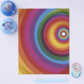 Spirale regenboogvectorachtergrond flyer (Enkel)