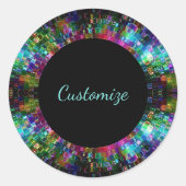 Spirale Stickers van glas (Voorkant)