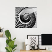 Spirale trap 01 poster (Thuiskantoor)