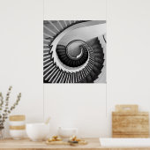 Spirale trap 01 poster (Keuken)