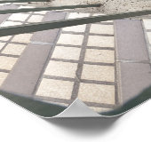 Spirale trap in het Embarcadero-centrum Poster (Hoek)