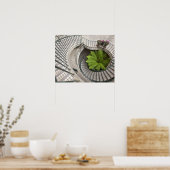 Spirale trap in het Embarcadero-centrum Poster (Keuken)