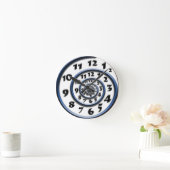 Spirale wandklok (Huis)