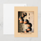 Spiraled Clay Wind Chimes Hallo nog steeds leven Briefkaart (Voorkant / Achterkant)