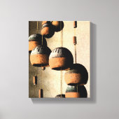 Spiraled Clay Wind Chimes still Life Canvas Afdruk (Voorkant)
