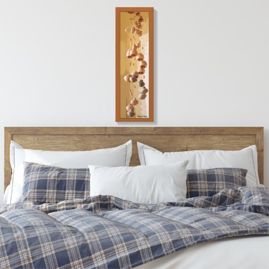 Spiraled Clay Wind Chimes still Life Canvas Afdruk (Insitu (Slaapkamer))