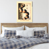 Spiraled Clay Wind Chimes still Life Canvas Afdruk (Insitu (Slaapkamer))