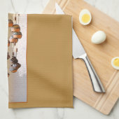 Spiraled Clay Wind Chimes still Life Theedoek (Quarter Fold)