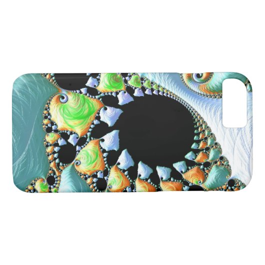 Spiraled Fractal Nodules Case-Mate iPhone Case (Achterkant (Horizontaal))