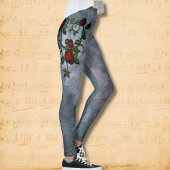 Spiraled Splendor: een Rozen wijnstokverhaal Leggings