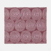 Spiraled Whimsy: artistieke compositie Fleece Deken (Voorkant (Horizontaal))